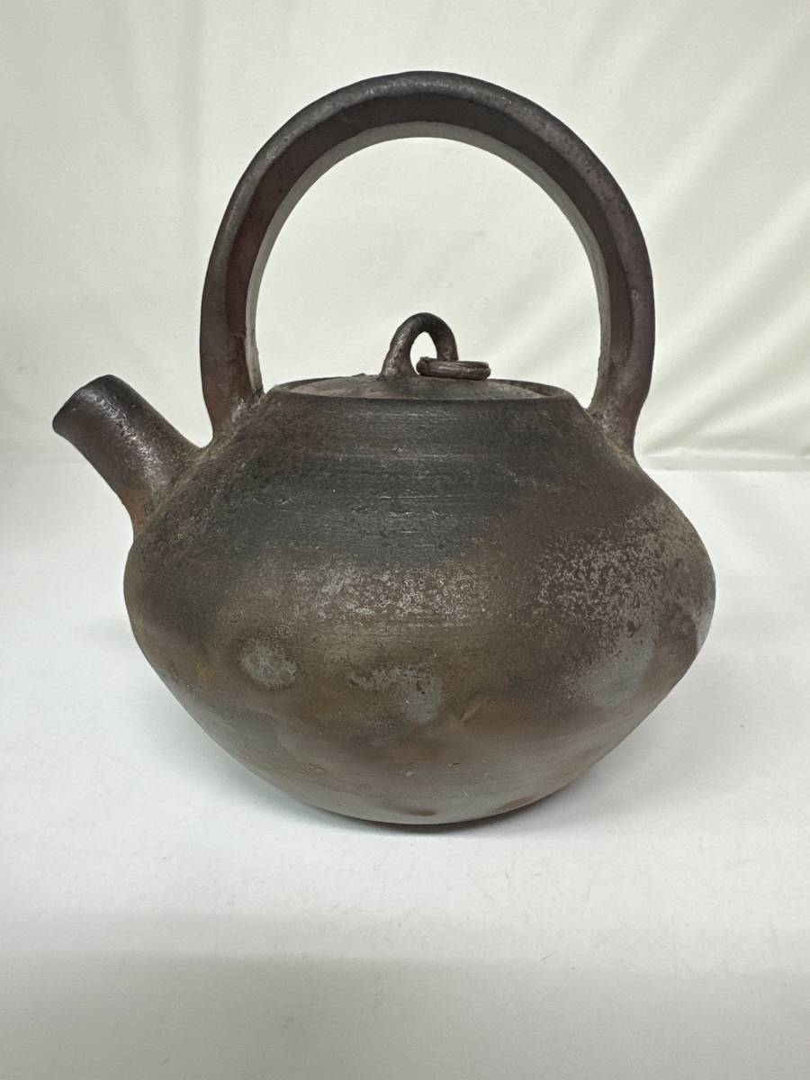  Bizen . tea utensils hand structure hot water ... earthenware teapot small teapot Ishii un- . structure also box 