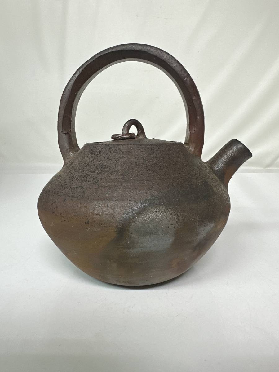  Bizen . tea utensils hand structure hot water ... earthenware teapot small teapot Ishii un- . structure also box 