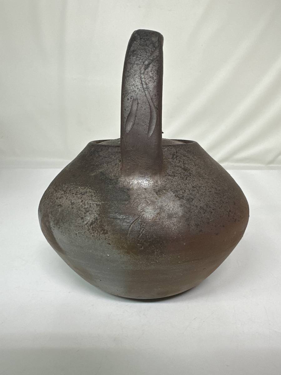  Bizen . tea utensils hand structure hot water ... earthenware teapot small teapot Ishii un- . structure also box 