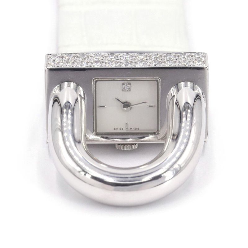[3 год гарантия ] Van Cleef & Arpels женский katena часы K18WG diamond батарейка замена / новый товар с отделкой WHWG0101 наручные часы б/у бесплатная доставка 
