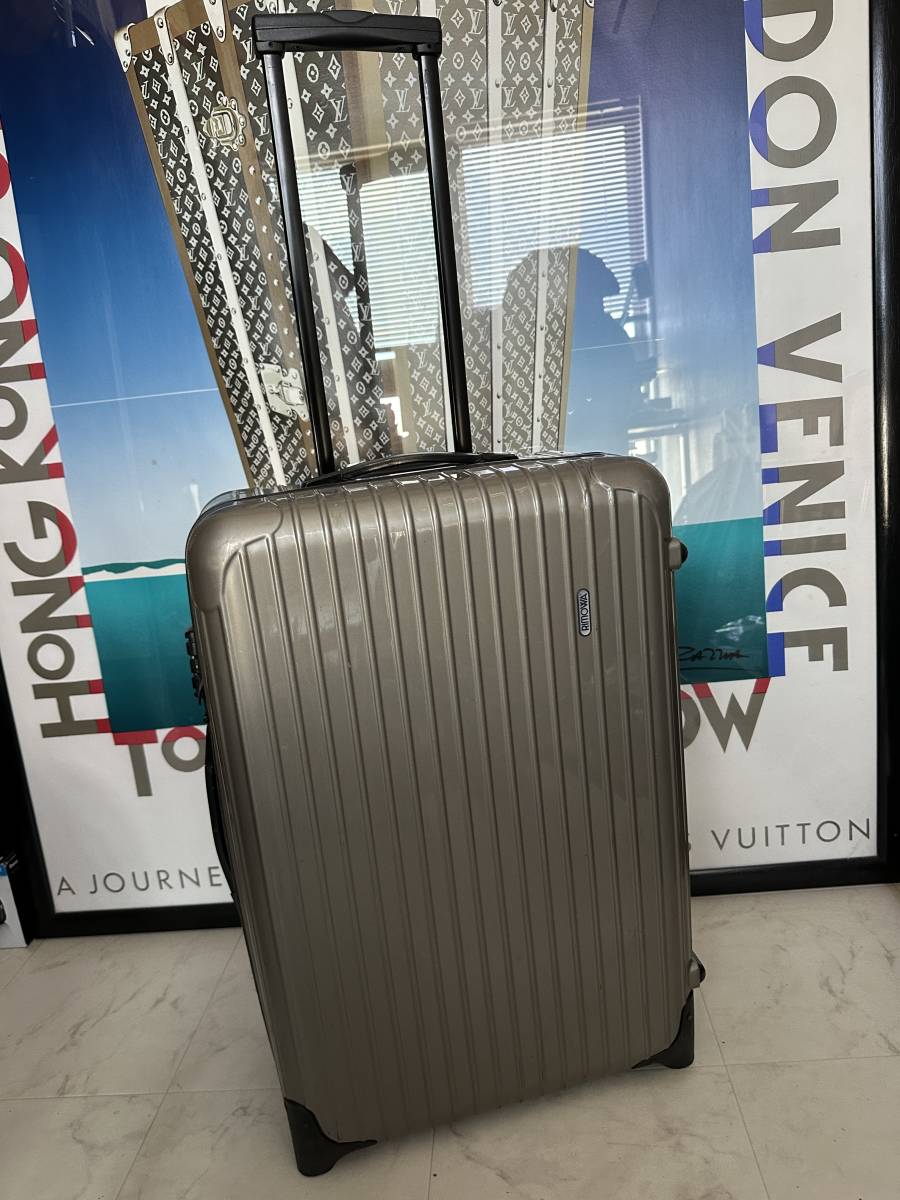 [ prompt decision / immediate payment ]RIMOWA Rimowa SALSA 2 wheel Pro seko champagne gold series color suitcase Carry case 859.63 63L genuine article 