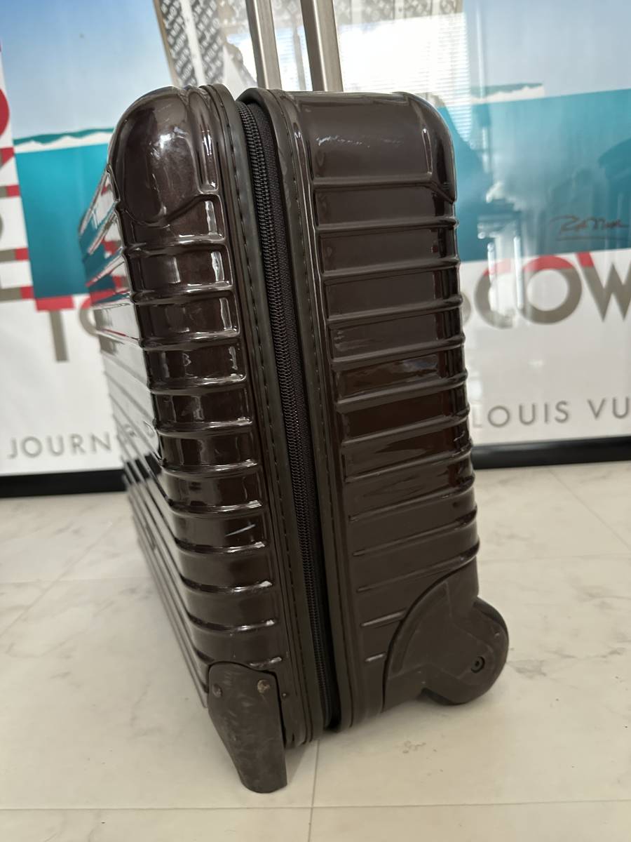 [ prompt decision / immediate payment ]! machine inside bringing in! RIMOWA Rimowa SALSA 2 wheel suitcase business to lorry biji Toro Brown tea 852.40 25L genuine article regular ④