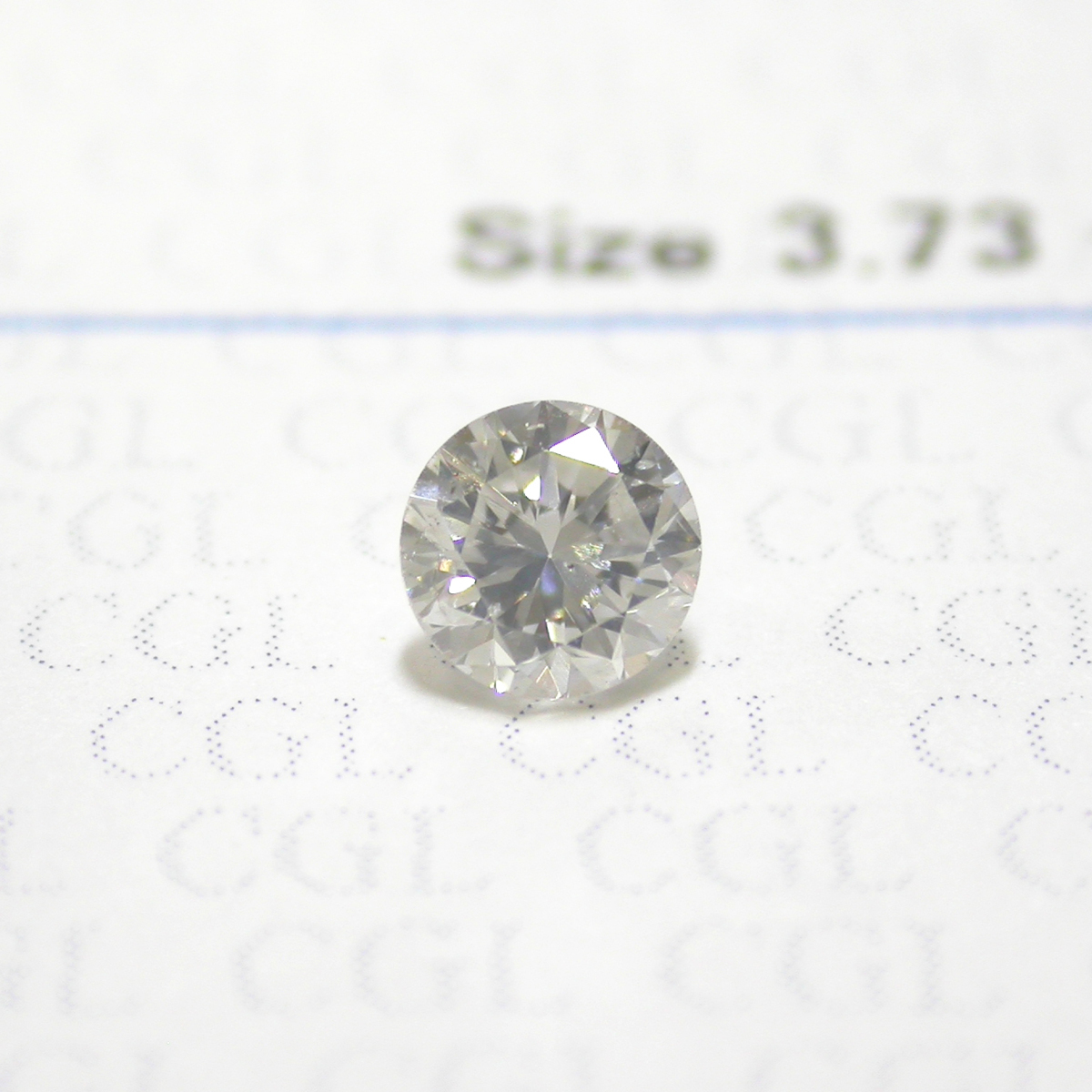 S1123【BSJD】天然ダイヤモンド 0.212ct ルース F/SI-2/GOOD ミルキー ラウンドブリリアント 裸石 中央宝石研究所 宝石ソーティング_画像1
