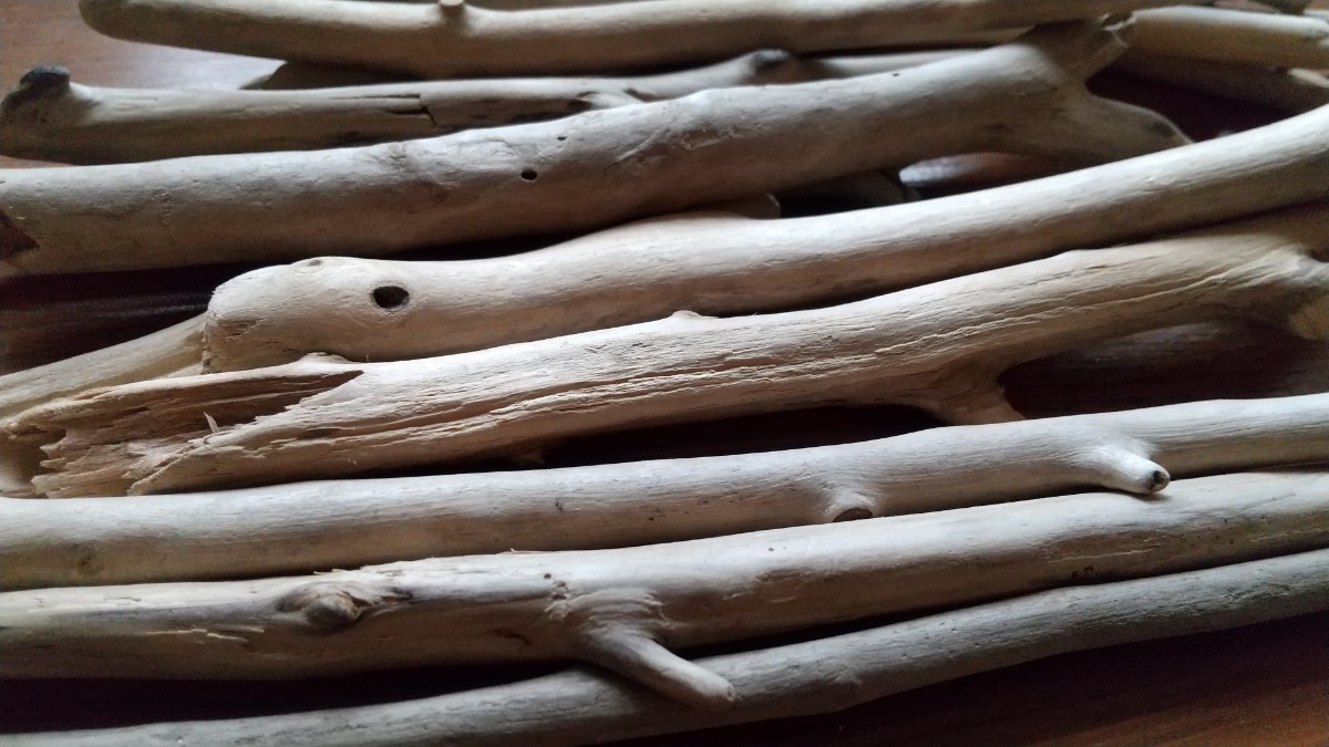 T* driftwood * branch shape * branch minute ..*.. character * approximately 17.5~22.*15 pcs set * art material * construction material *DIY material * interior * objet d'art 