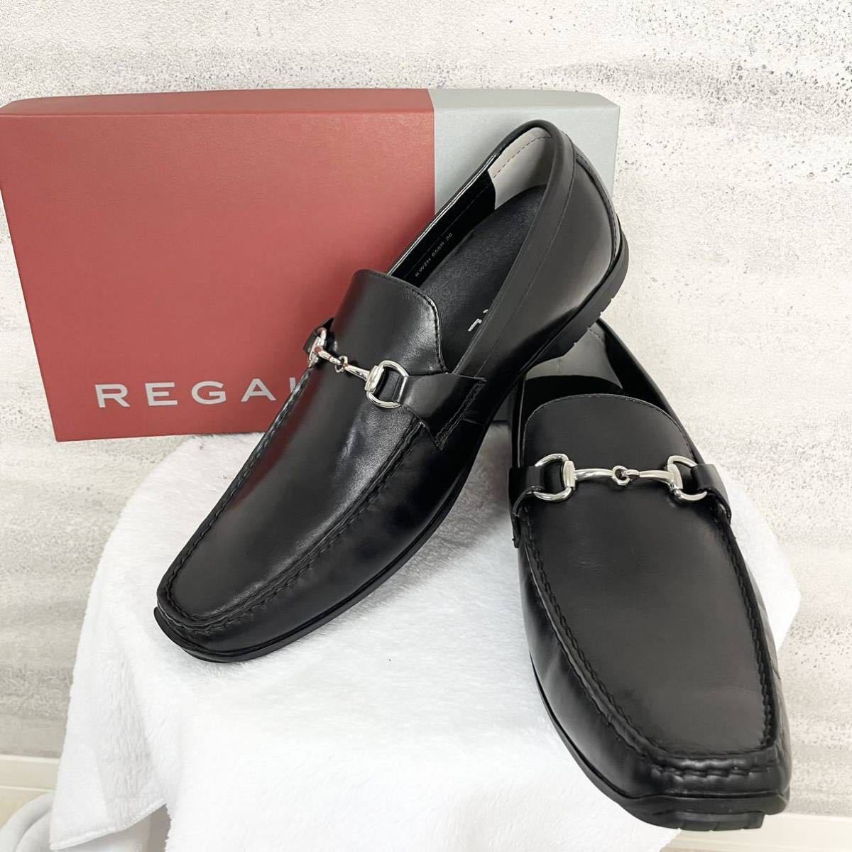新品同様】REGAL リーガル ローファー ビジネスシューズ 革靴 ブラック