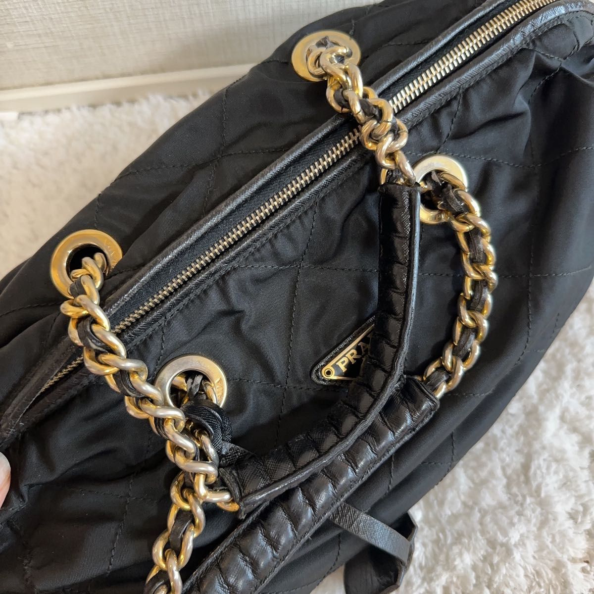 本日限定】PRADA プラダ オールドプラダ チェーン キルティング