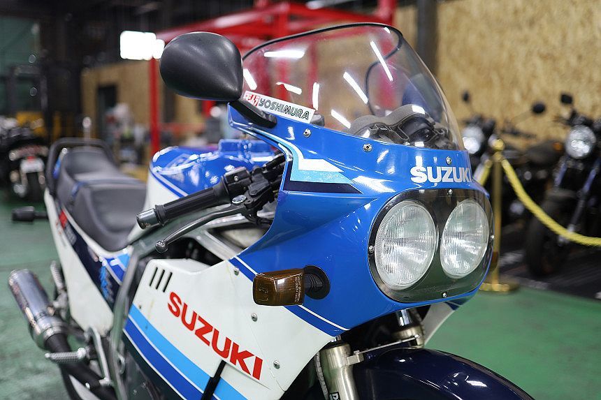 極上/オリジナル車/GSX-R750/オリジナルペイント/実走行1万Km台/エンジン載せ替え無し/類別区分番号枠内/クーリーカラー/絶好調/USヨシムラ_当時物多数！非常にお買い得な車両です！！