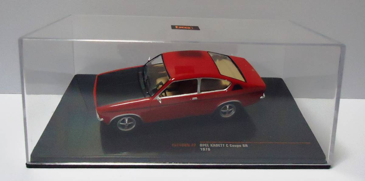  Ixo 1/43 Opel katetoC купе SR 1976 красный / черный Isuzu Gemini 