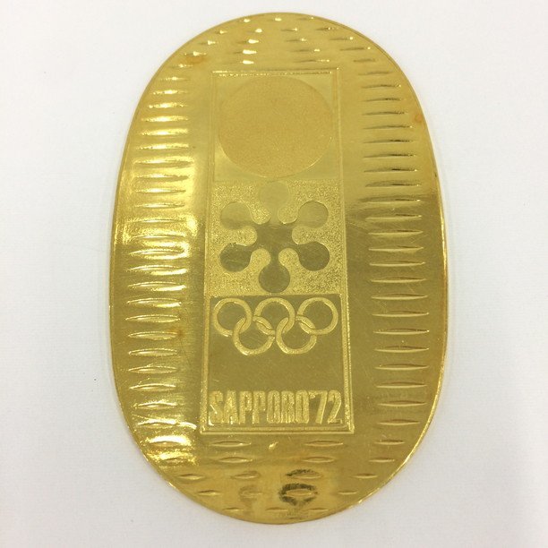 【BGAM6017】K22 札幌オリンピック記念小判 917刻印 総重量43.8g