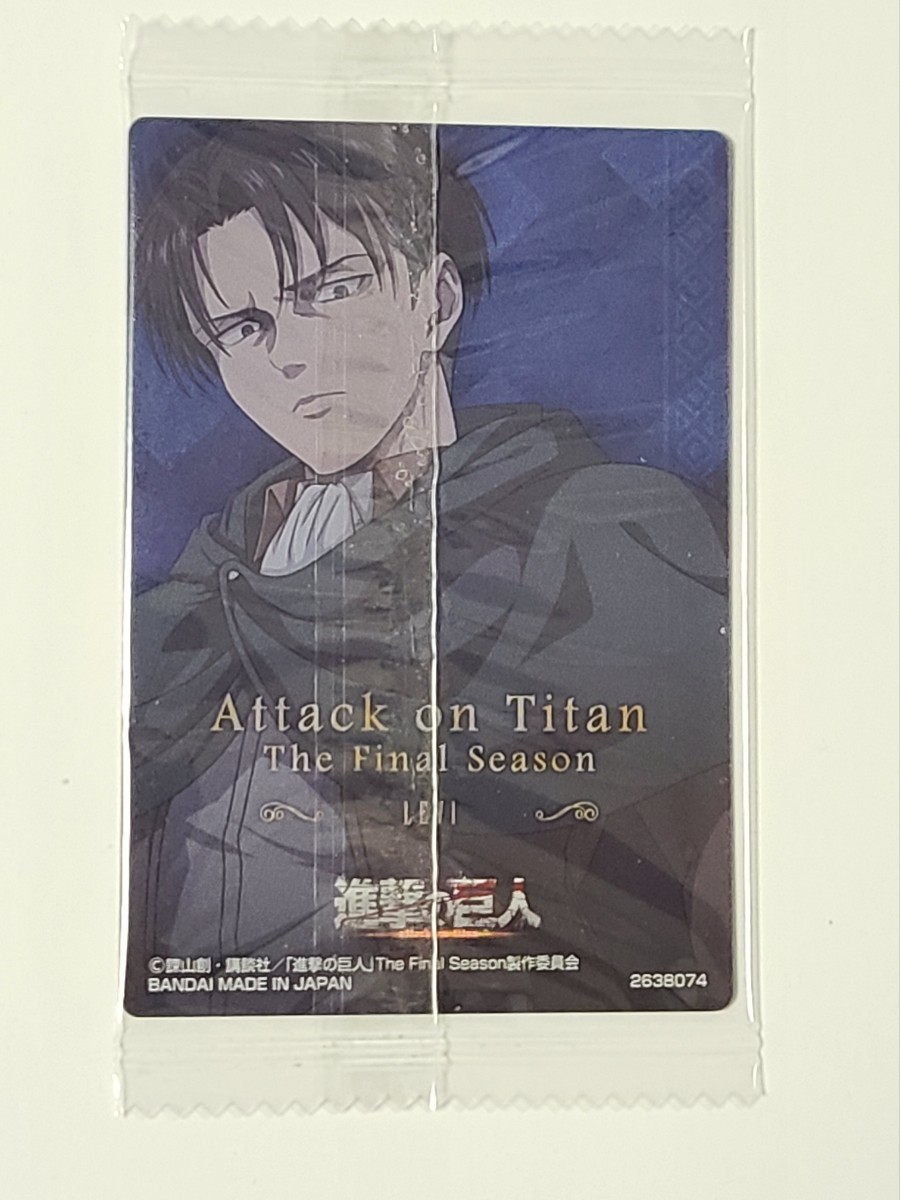 進撃の巨人　ウエハース　Attack on Titan The Final Season LEVI no.30_画像2