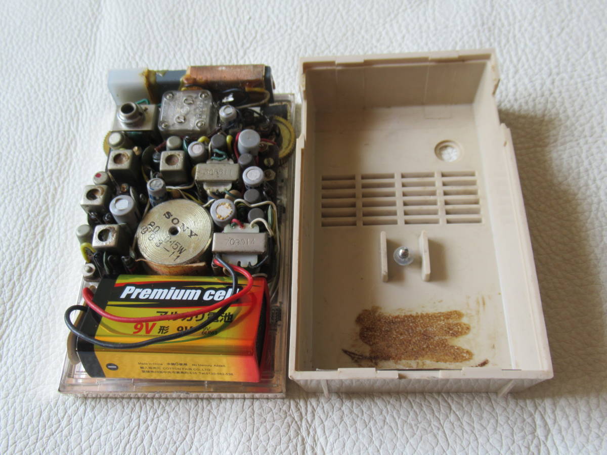 5440円 □美品(革ケースは壊れ有)1960年代初期製 可動品!SONY 5440円 □美品(革ケースは壊れ有)1960年代初期製 可動品!SONY