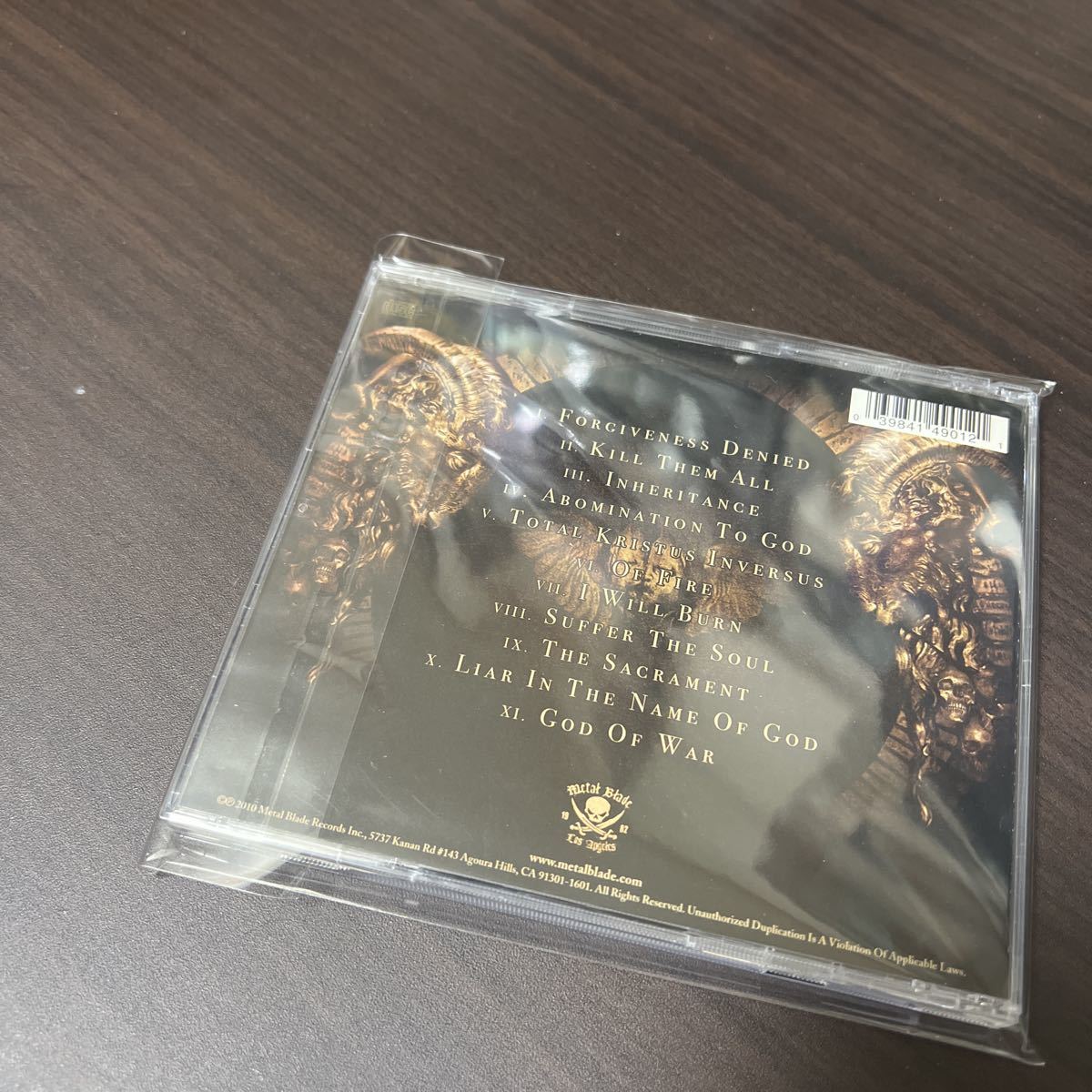 【新品同様】【廃盤レアCD】Aeon / Path of Fire【テクデス】Cattle Decapitation,Fractal Universe,Inanimate Existence,Boris The Blade_画像4