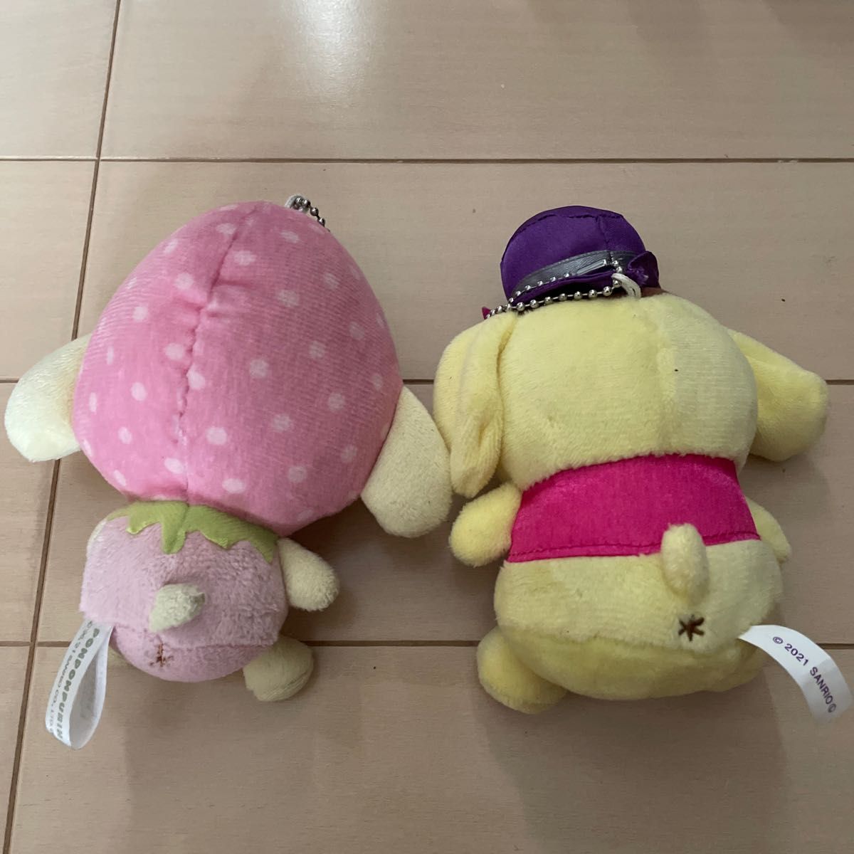 2点セットポムポムプリンいちごマスコットとポムポムプリンの 2点セットポムポムプリンいちごマスコットとポムポムプリンの