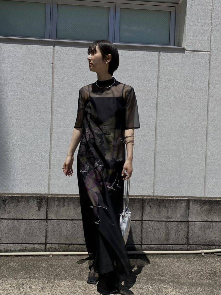 Ameri KEITAMARUYAMA AMERI SHEER LAYERED DRESS