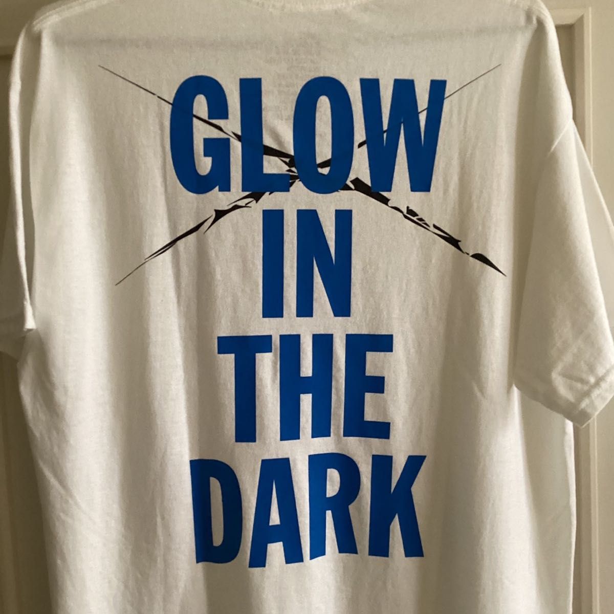 The 15 glow in the dark nexus vii large プリントTシャツ Tee WHITE