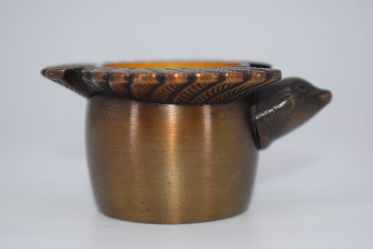茶道具 唐銅 ふくら雀 蓋置 金谷 宗林 作 茶道 爆熱 chateauduroi.co