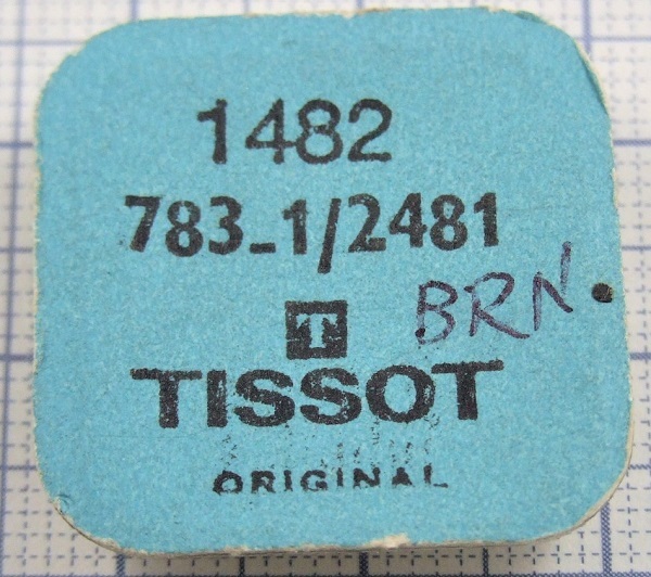 * Tissot * оригинальная деталь * CAL.783-1/2481 * машина / 1482 # TISSOT * супер редкостный товар!*