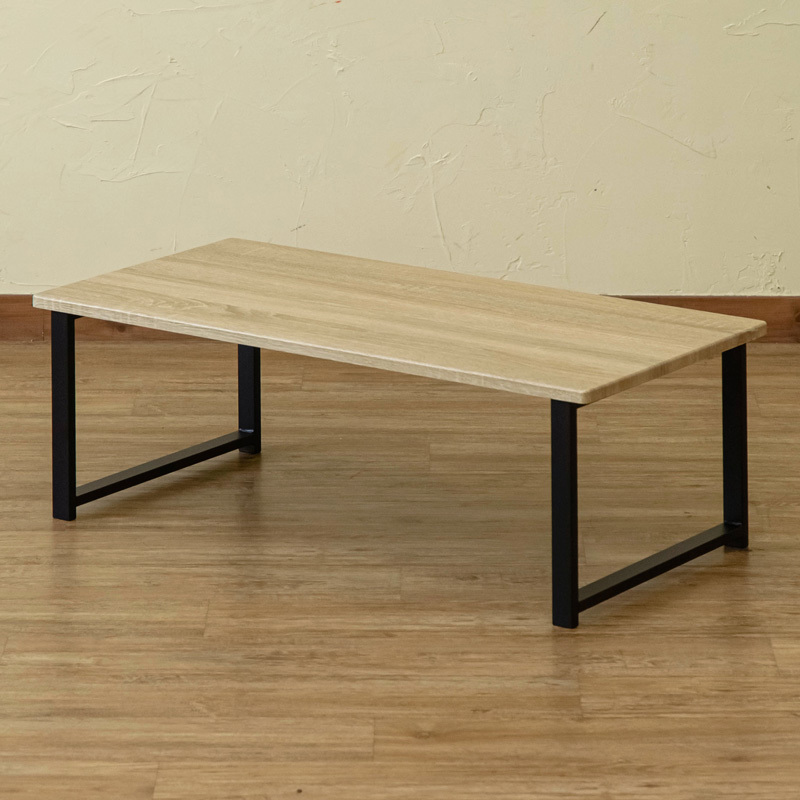 小物などお買い得な福袋 木目柄 90cm×45cm センターテーブル スチール脚 UTK-08(OAK) 長方形 オーク柄 木製天板 木材 小物などお買い得な福袋 木目柄 90cm×45cm センターテーブル スチール脚 UTK-08(OAK) 長方形 オーク柄 木製天板 木材