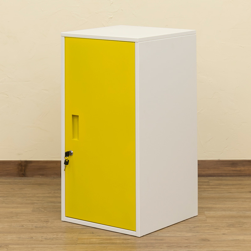  ключ имеется запирающийся шкафчик высокий дверь имеется место хранения длинный накладывающийся . можно использовать стальной желтый JAC-06(YE)