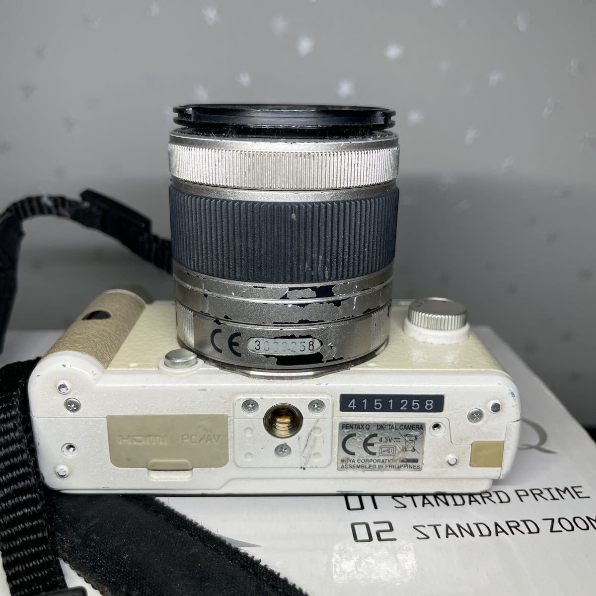PENTAX Q レンズ1:2.8-4.5 5-15mm デジタルカメラ ホワイト 