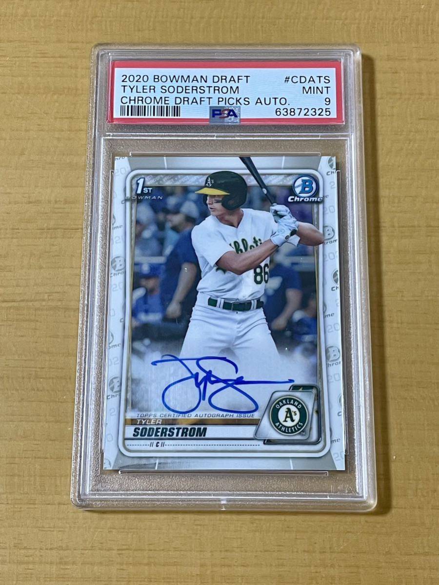 メジャーデビュー Tyler Soderstrom 1st Bowman auto PSA9 | JChere