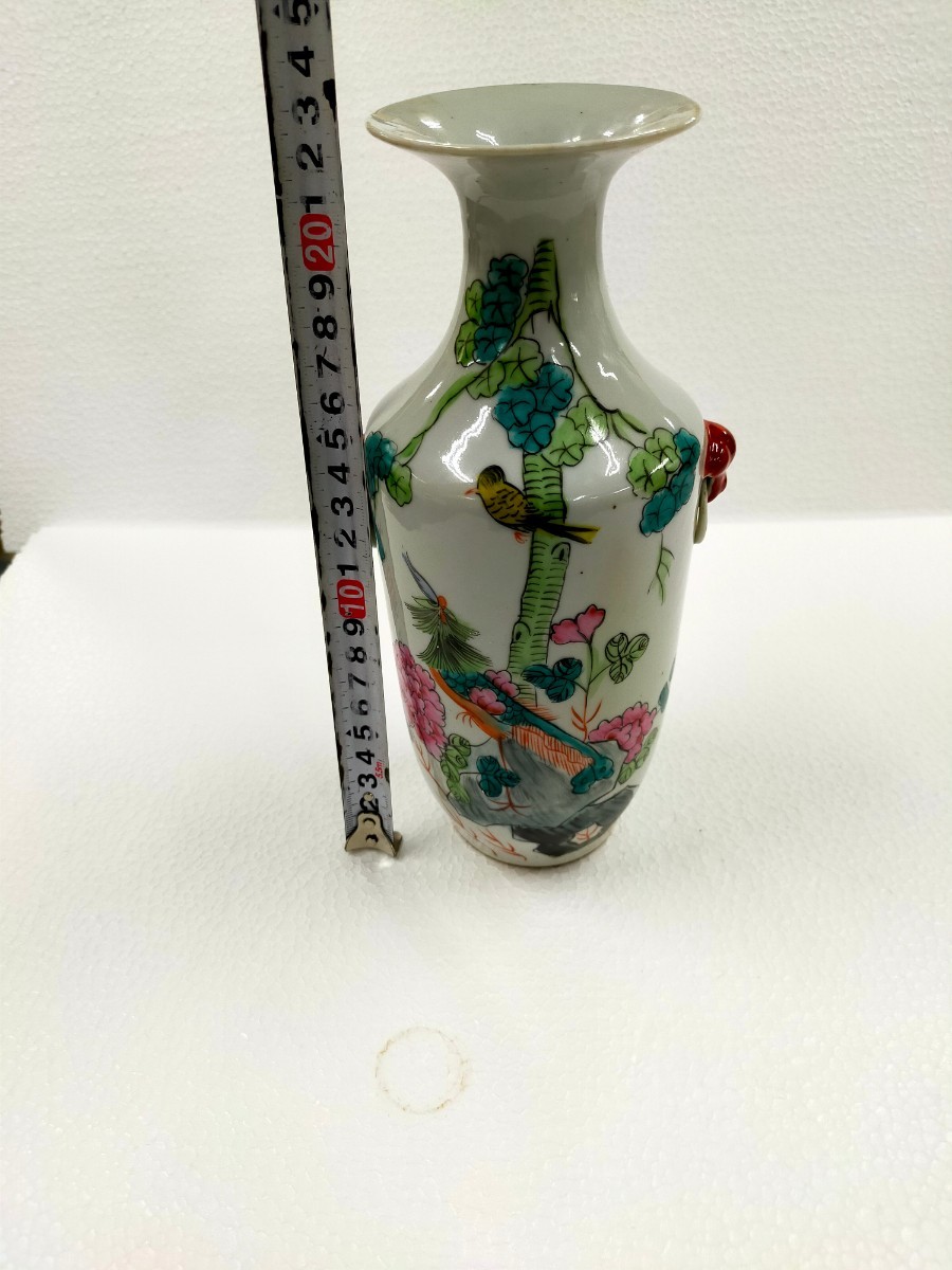 中国美術 花瓶 唐物 清時代 景徳鎮 染付 粉彩 山水人物 盃 湯呑 茶道具