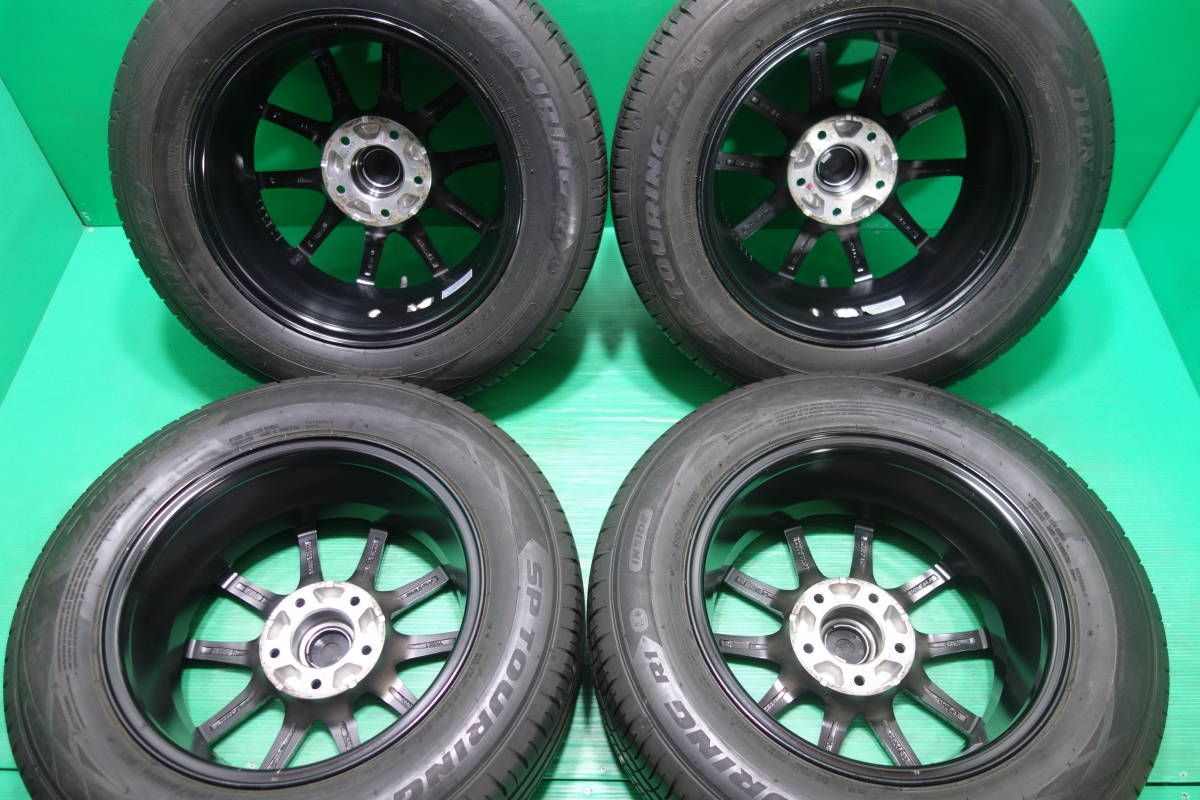 K1041-18 送料無料 195/65R15 夏タイヤ 4本セット ダンロップ 8分山 溝たっぷり セレナ ティーノ オーリス ルミオン シルフィ ストリーム_画像8