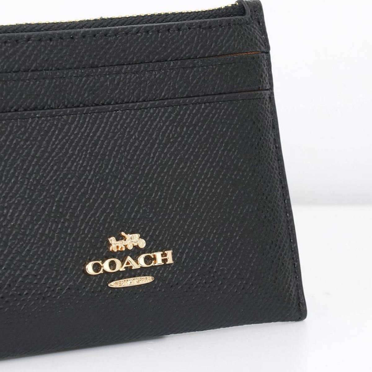 【新品】正規品　コーチ コインケース カードケース キーリング ブラック 小銭入れ 財布 COACH