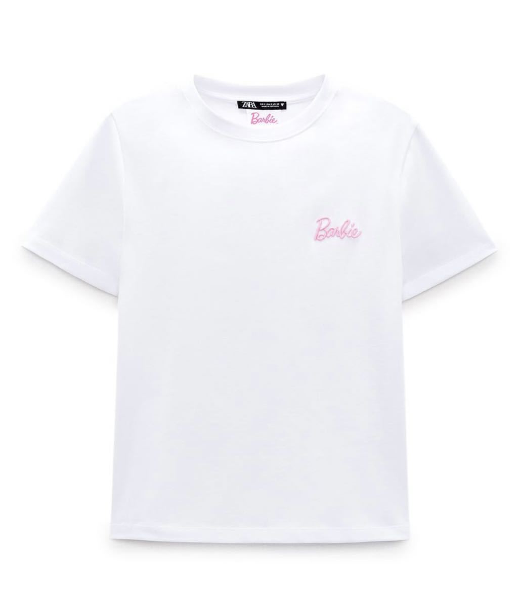 完売品!【ZARA×Barbie】ザラ バービー コラボ Tシャツ ホワイト L☆新品