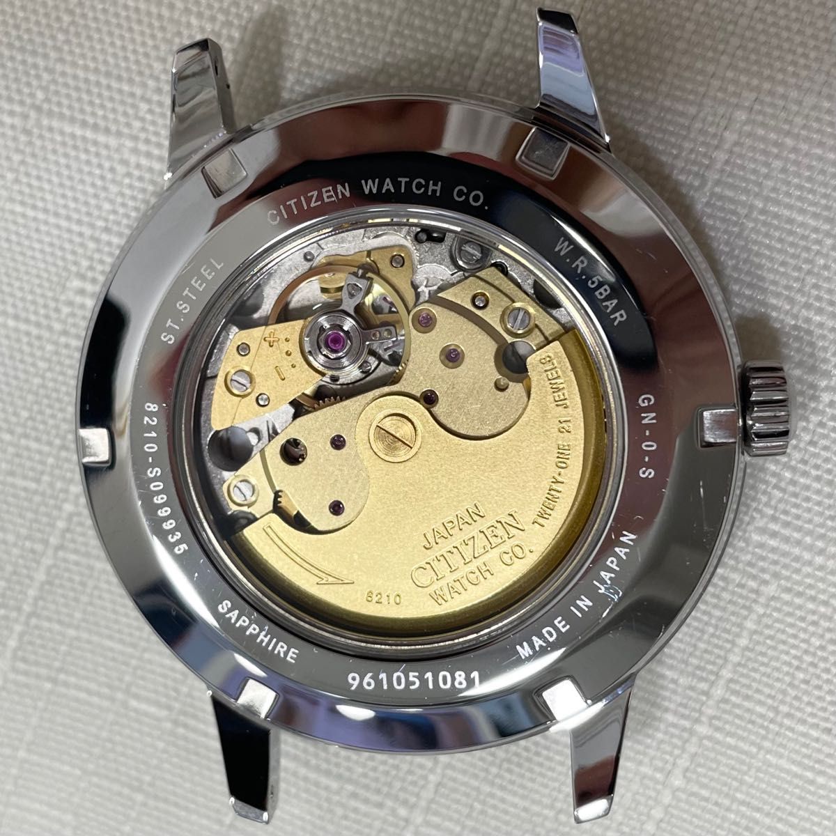 値下不可 CITIZEN シチズン シチズンコレクション メカニカル 自動巻きネイビー NJ0080-17L 腕時計 時計 メンズ