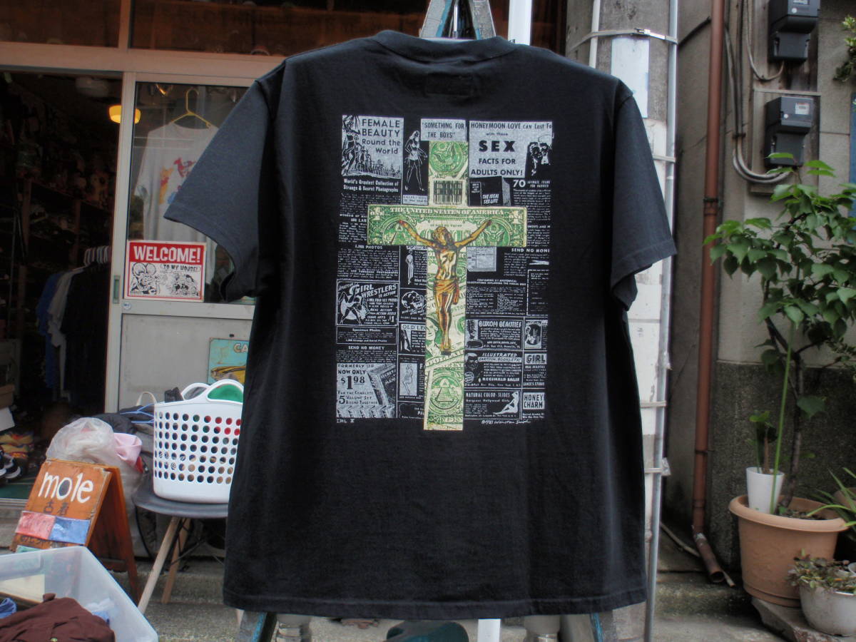 未使用！日本製　KIDILL（キディル）　黒いTシャツ　サイズL