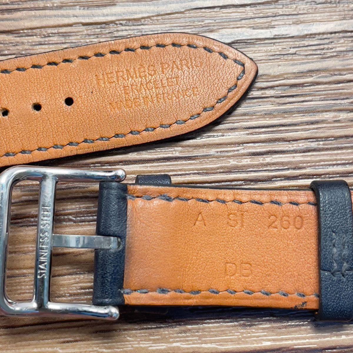 値下げ可 1136 Apple Watch HERMES マリン アップルウォッチ レザー