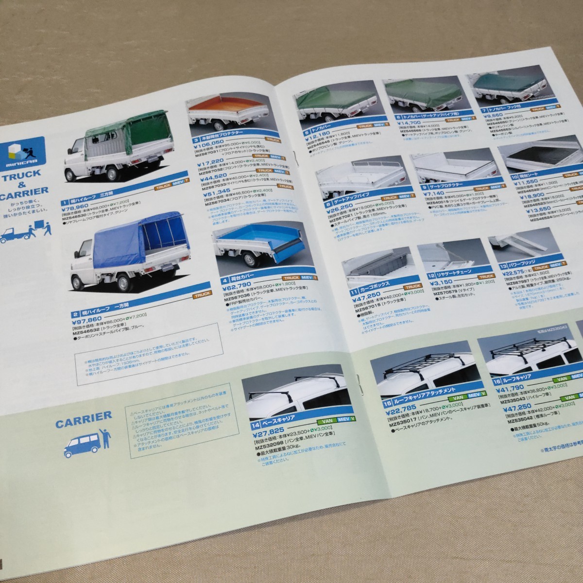 カタログ 三菱 ミニキャブ/トラック/バン アクセサリー/オプション 2013-1_画像5
