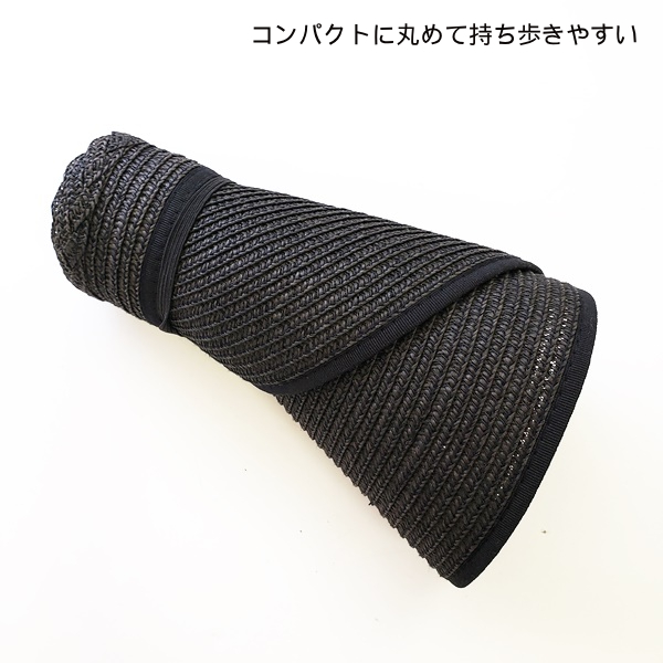 【新品 未使用】帽子 ハット Hat サンバイザー つば広い UVカット 紫外線カット 夏帽子 折りたためる 持ち歩きやすい カジュアル帽子_画像5