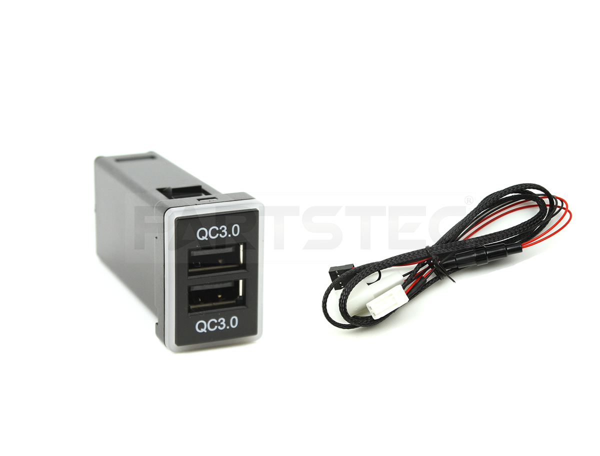 50系 エスティマ ACR5# GSR5# トヨタ Aタイプ USB電源 2ポート搭載 スイッチホールパネル スマホ タブレット充電OK /103-93_画像8