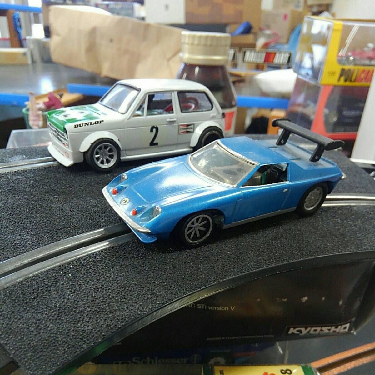 1/32. is less .1/38 original work Lotus Europa S P slot car used have i. N360 is size. comparison for slot car 