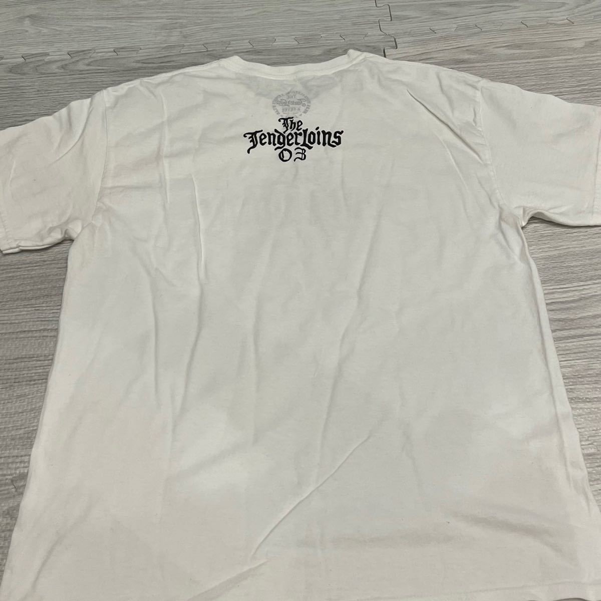 【即決】レア TENDERLOIN テンダーロイン Tシャツ ホワイト 03 Mサイズ　BLACK_画像2