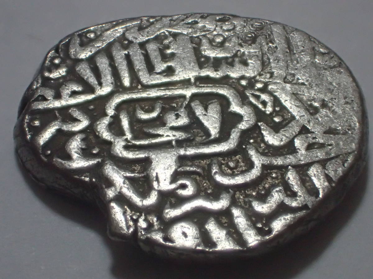 白羊朝(?) tanka銀貨 5.08g イスラム 中東 イラン ペルシア 14 - 15世紀 アンティークコイン_画像1
