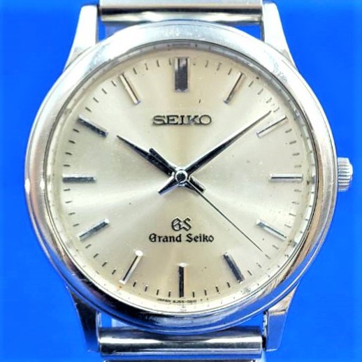 ◇【20%OFF】 グランドセイコー 8J55-0A10 A0 メンズ腕時計 GRAND SEIKO GS QZ クォーツ ラウンド 社外ベルト 動作未確認 不動 ジャンク_画像1