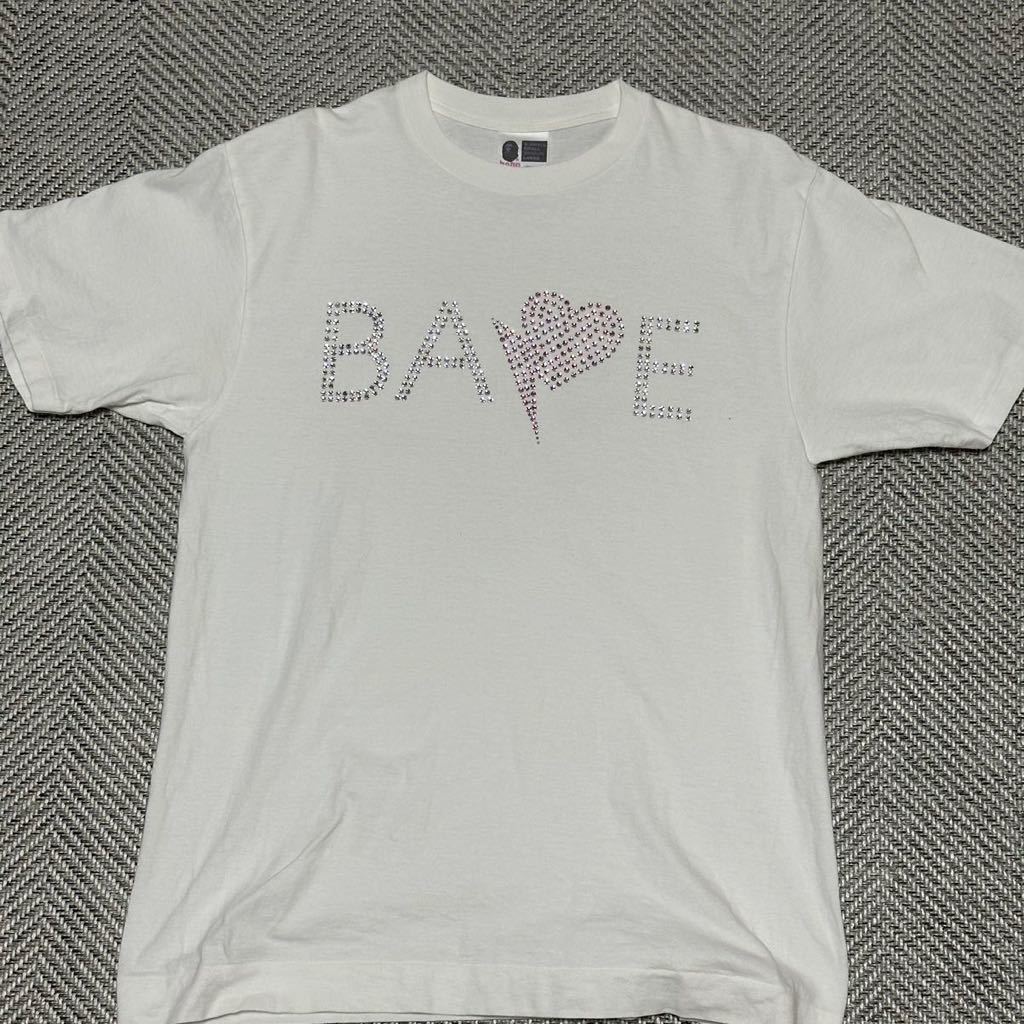 A BATHING APE スワロフスキー Tシャツ BAPE NIGO エイプ