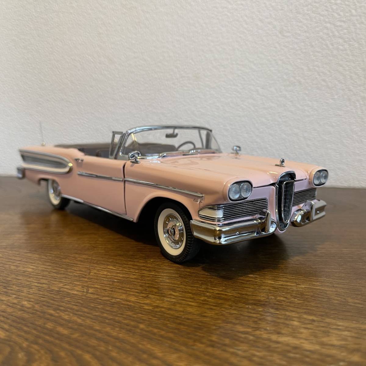 (AD) FRANKLIN MINT Franklin Mint 1/24 EDSEL Ed cell CITATION носорог te-shon1958 розовый USED Junk