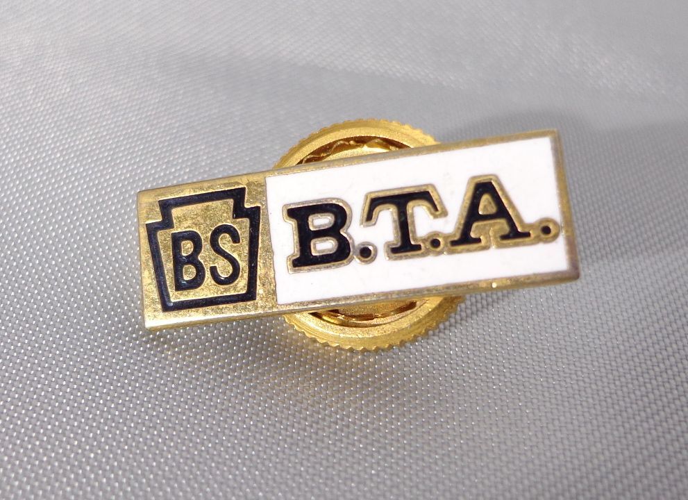 【 即決 】 BS ブリヂストン BRIDGESTONE BTA 社章 ピンバッジ　自動車 記章 自転車 タイヤメーカー 徽章 マーク メダル ピンバッチ_画像1