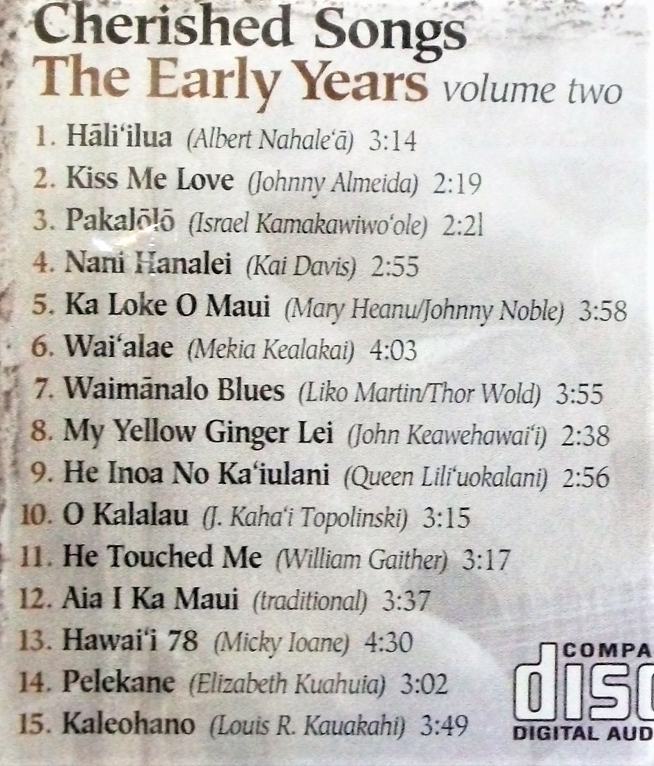 ★極稀CD未開封★Na Mele Best2 Makaha Sons Niihau IZ Kamakawiwo'ole Hawaiian マカハ カマカヴィヴォオレ ハワイアン_画像3