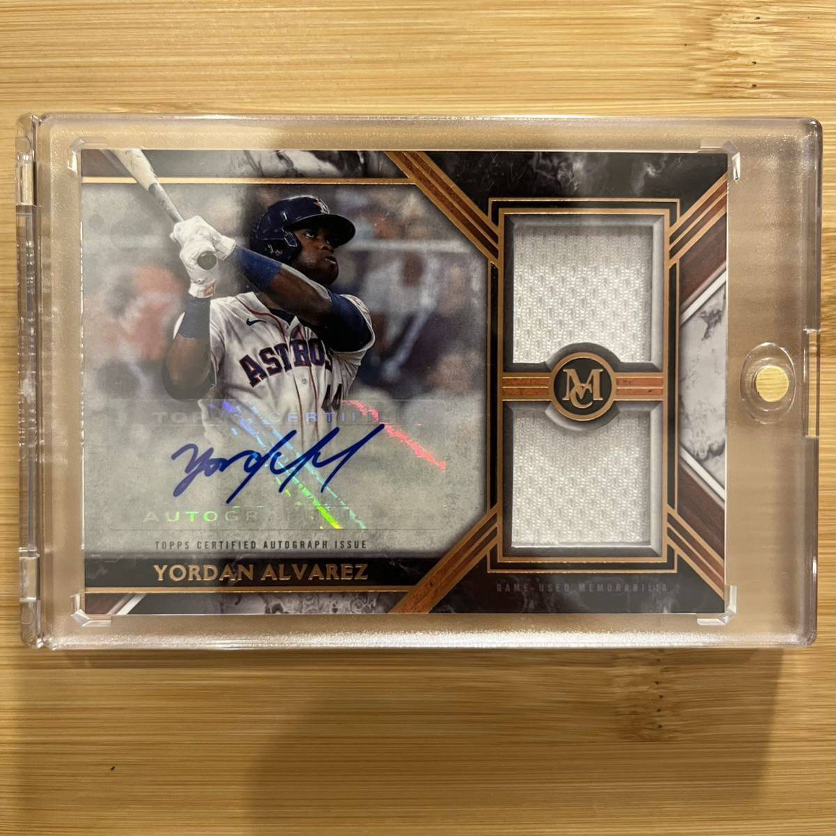 50枚限定】2022 TOPPS Museum Collection Yordan Alvarez ヨルダン