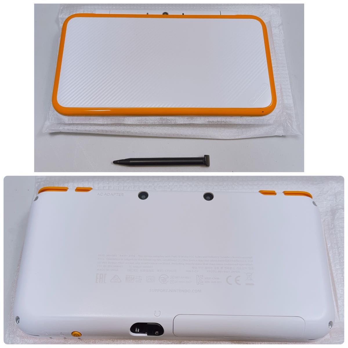 極美品 Newニンテンドー2DS LL ホワイト×オレンジ 任天堂｜Yahoo