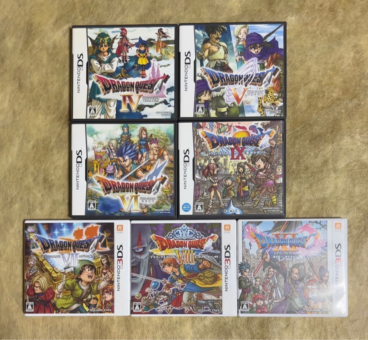 【われし】 セット ドラゴンクエスト まとめ売り DS 3DS ドラクエ ソフト カセット ・エニック
