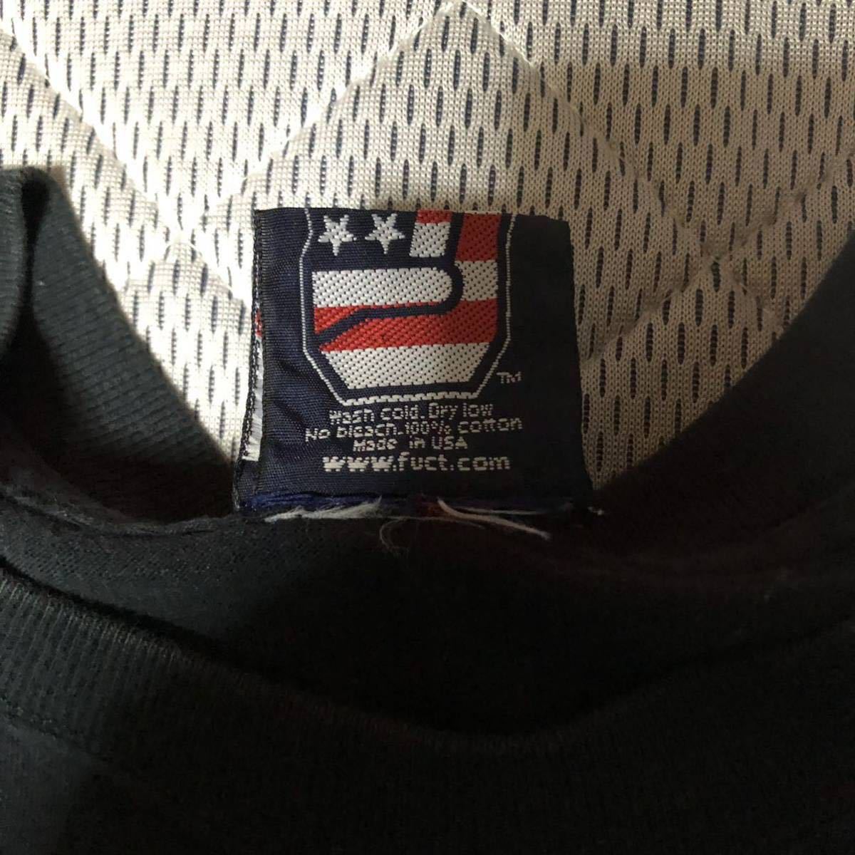 90's USA製 FUCT SEARCH&DESTROY Tシャツ ブラック Lサイズ 90's USA製 FUCT SEARCH&DESTROY Tシャツ ブラック Lサイズ