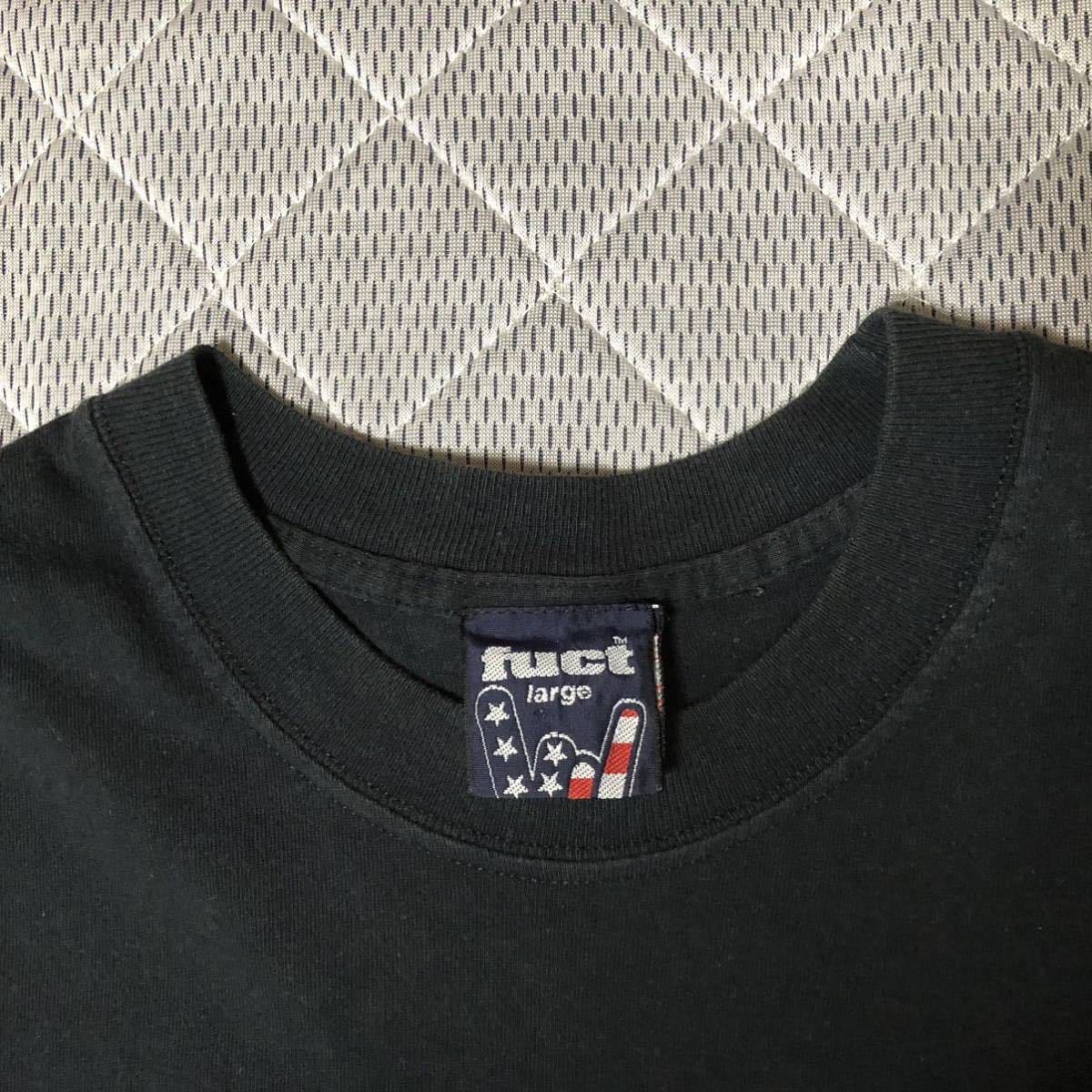 90's USA製 FUCT SEARCH&DESTROY Tシャツ ブラック Lサイズ 90's USA製 FUCT SEARCH&DESTROY Tシャツ ブラック Lサイズ