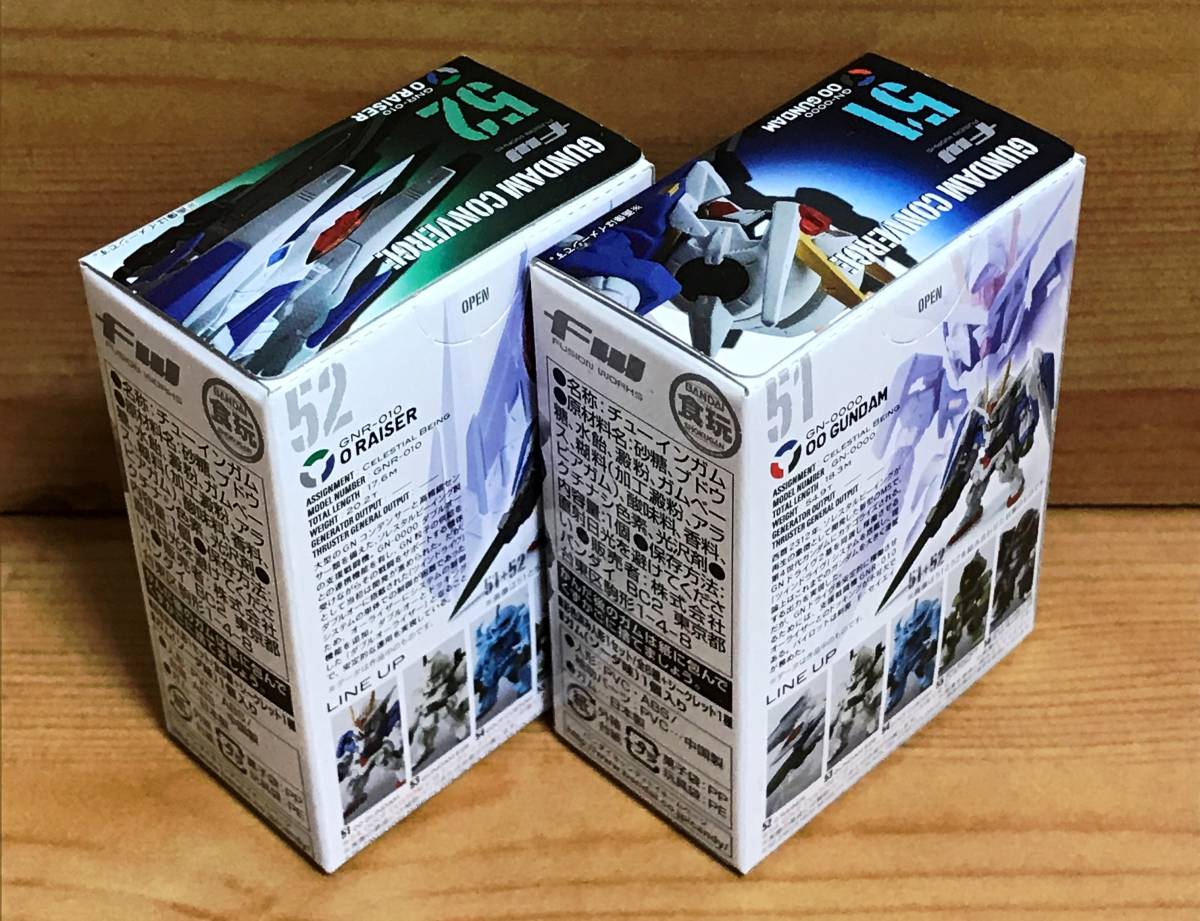 【新品未開封】　ガンダムコンバージ9　ダブルオーライザー（51 ダブルオーガンダム ＆ 52 オーライザー）_画像4