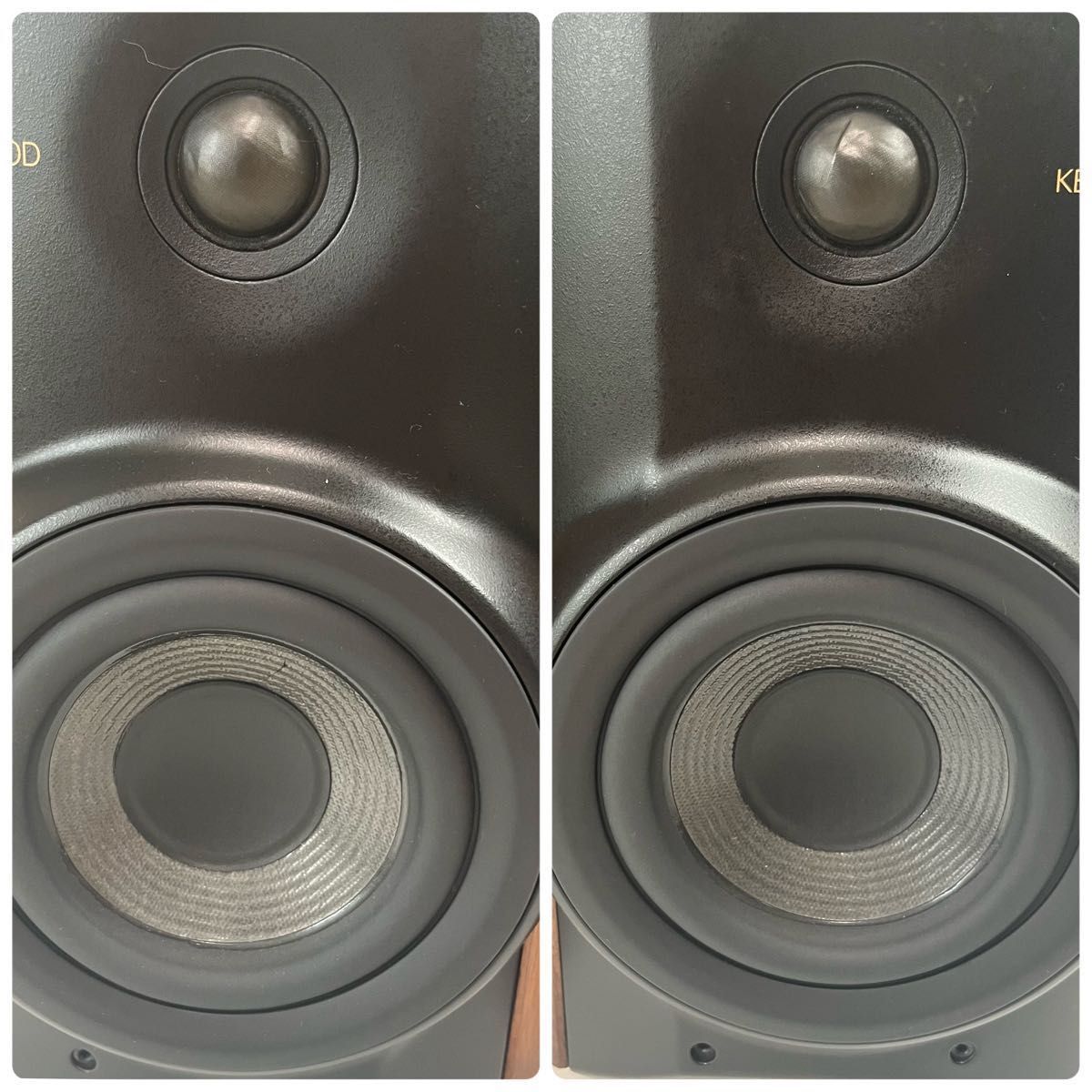 【美品】KENWOOD 2way ブックシェルフ型スピーカー LSF-777 状態良好